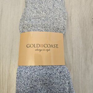 Gold Coast Men's Grey Thermal Socks 2pk NWT